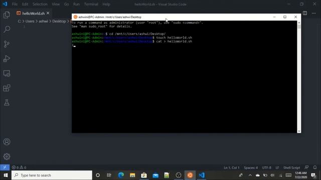 How to Install Linux Terminal in Windows | Unix Shell Script tutorial for beginners in Hindi 1 смотреть онлайн