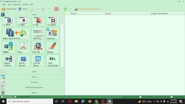 How to screen recording and video downloading by format factory. смотреть онлайн