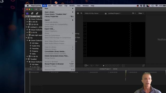 Export XML Final Cut Pro TimeBolt