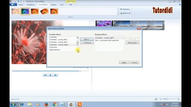 How To Add/Remove Visual Effects To Windows Live Movie Maker смотреть онлайн