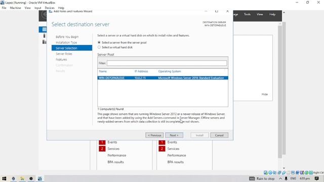 Installation of Active Directory using Windows Server 2016 смотреть онлайн