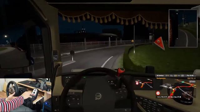 ETS 2 SINGLEPLAYER / Logitech G25 / Başlangıç için test смотреть онлайн