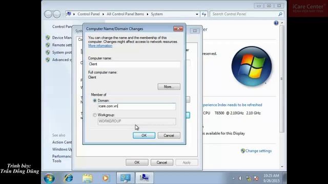 iCare Center: Huong dan gia nhap Domain tren Windows Server 2008 R2 смотреть онлайн