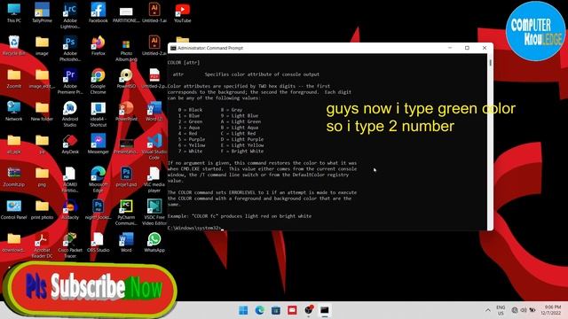 HOW TO CHANGE CMD TEXT COLOR IN WINDOW 10,11 PC | смотреть онлайн
