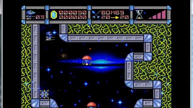 Cybernoid The Fighting Machine (256 Colores) - ZX Spectrum - emulador EmuZWin 2.4 - test Windows 7 смотреть онлайн