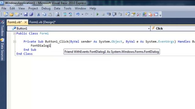 How to used Font and Color Dialog in VB смотреть онлайн