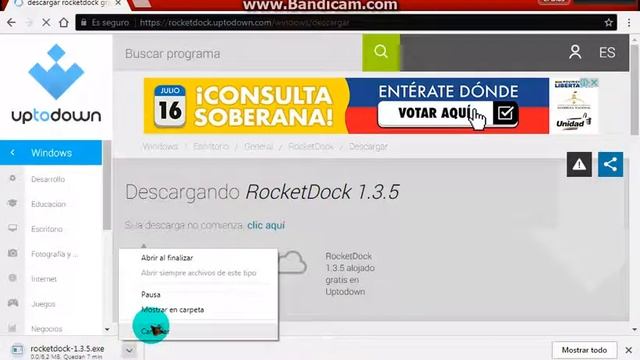 Como Descargar La Barra Rocketdock para windows 7 смотреть онлайн