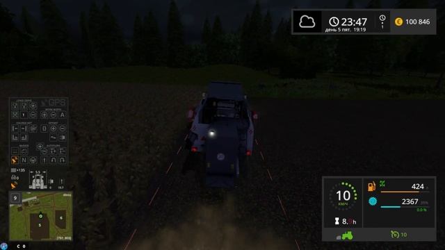 Farming Simulator 17.Карта "Курай FS17". Стрим-кооп с Бригадой Дваз смотреть онлайн