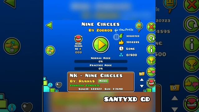 DESCARGAR GEOMETRY DASH (HACK NOCLIP) ANDROID GRATIS смотреть онлайн