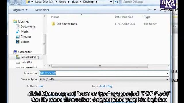 Membuat file PDF menggunakan MS Office #tutorialOffice смотреть онлайн