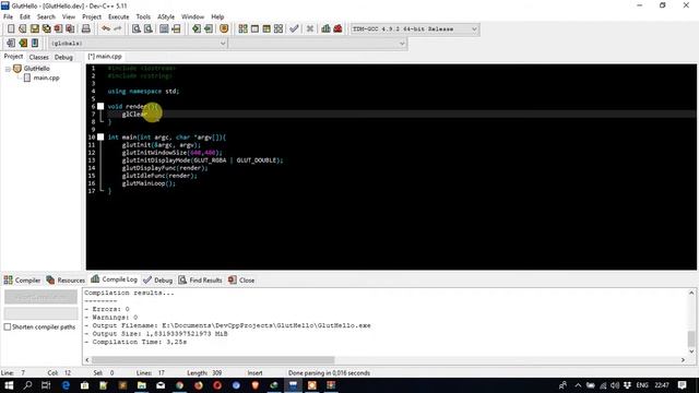OpenGL Freeglut Setup with DevC++ Windows Indonesia смотреть онлайн