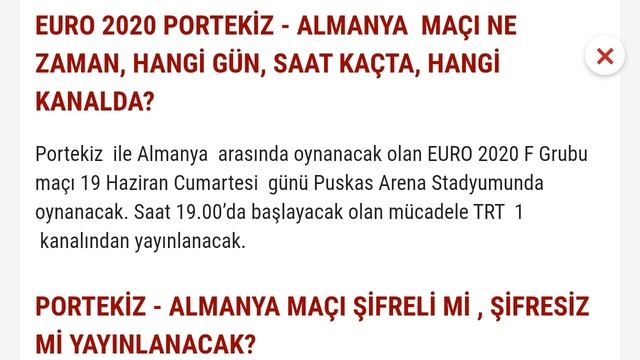Portekiz - Almanya milli maçı ne zaman, hangi kanalda, saat kaçta? смотреть онлайн