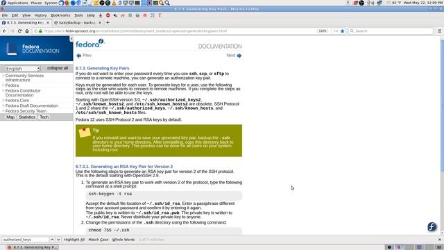 Lucky Backup Remote RSA Key Pairs Android to Computer Fedora Linux Pt2 смотреть онлайн
