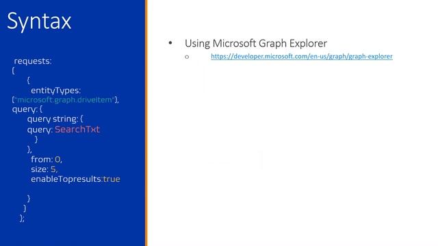 Microsoft Search using Graph API смотреть онлайн