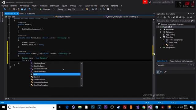 c# comment faire flacher un label смотреть онлайн