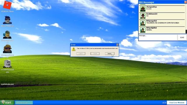 The windows Error Simulator | Roblox смотреть онлайн