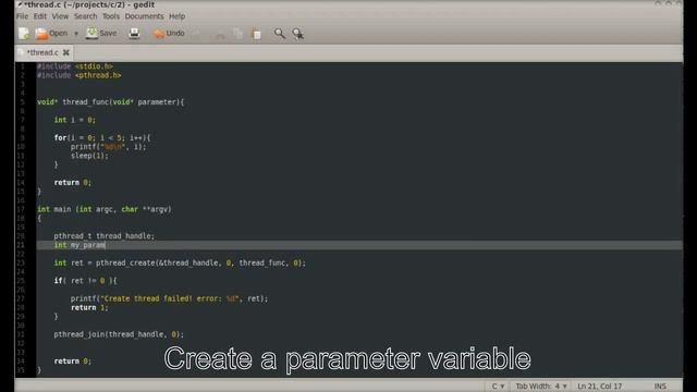 C Programming Tutorial - C Thread Tutorial смотреть онлайн