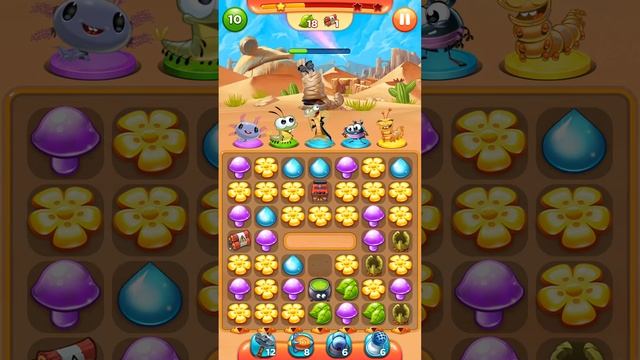 Best Fiends STARS 116 android gameplay HD let's Play смотреть онлайн
