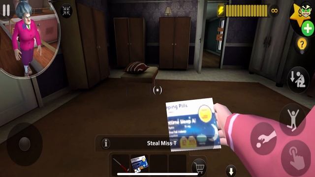 Scary Teacher 3D - Gameplay Walkthrough Part 5 Chapter 3 Card Heist (Android/iOS) смотреть онлайн