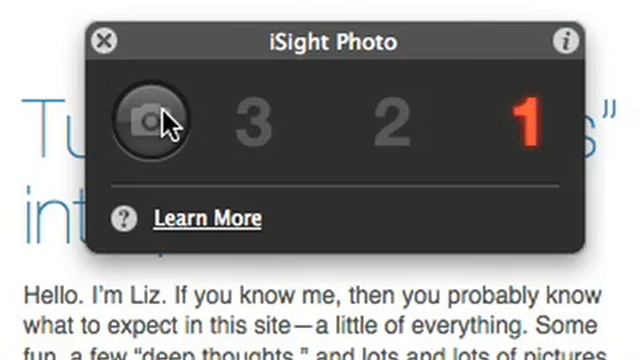 Apple - Software - iWeb - Adding a Photo with Your iSight Camera смотреть онлайн