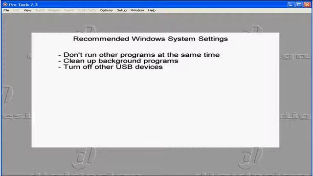 Pro Tool Tutorial - Lesson 32: Windows System Settings смотреть онлайн
