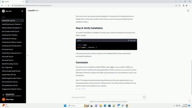 how to pip install gdal смотреть онлайн