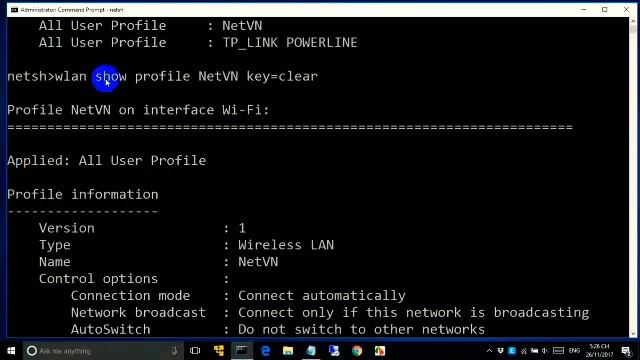 CMD: show wifi password | windows 10/8/7 / XP смотреть онлайн