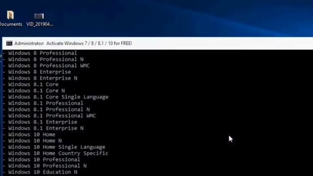 How to activate windows 10 with CMD أسهل طريقة عشان تعمل activation windows 10 смотреть онлайн