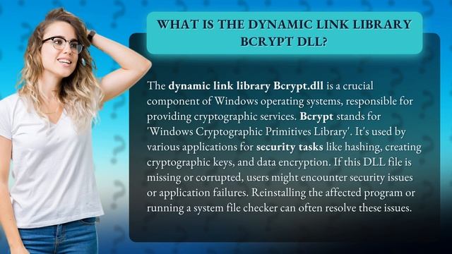 What is the dynamic link library Bcrypt DLL? смотреть онлайн