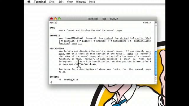 How to use the Man Pages - Mac OSX 10.6 смотреть онлайн