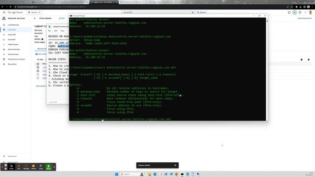 Windows Server setup VM explanation Google Cloud SSL certificate Cloud DNS and Backups смотреть онлайн