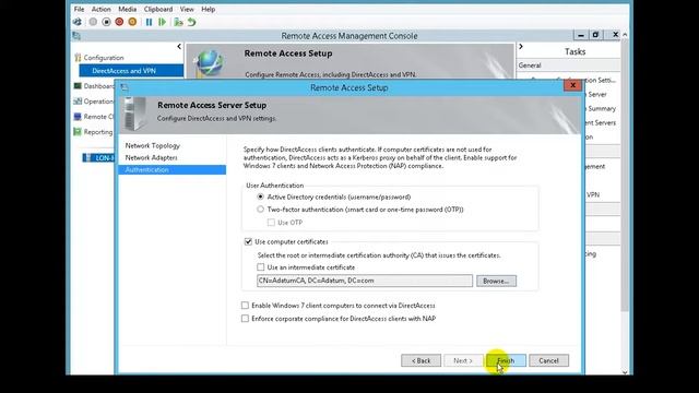 windows server 2012 |M06B-Ex02| Implementing the Advanced DirectAccess Infrastructure | MCSA 70-41 смотреть онлайн
