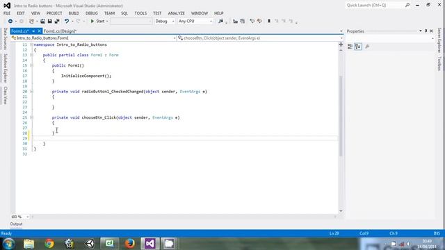 C# beginners Tutorial : How to use Radiobuttons video смотреть онлайн