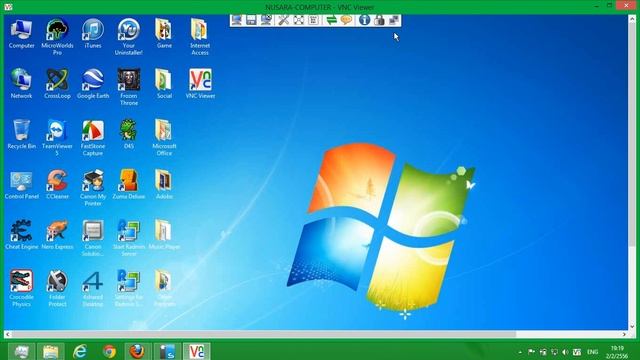 สอนวิธีใช้งานโปรแกรม VNC server and viewer смотреть онлайн
