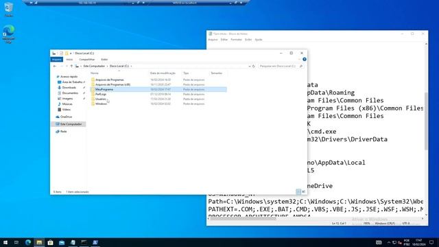 Windows - Variáveis de Ambiente смотреть онлайн