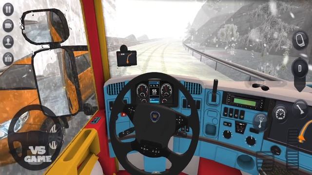 Truck Driving in Winter Blizzard - Truck Simulator Ultimate Android Gameplay смотреть онлайн