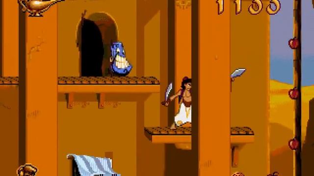 Disney's Aladdin (Mega Drive) | Ojii-san no Pasokon смотреть онлайн
