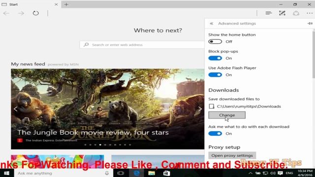 Change the default Downloads location in Edge with Anniversary Update смотреть онлайн