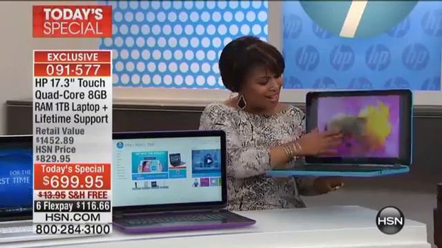 HP Pavilion 17.3" Touchscreen LED AMD QuadCore, 8GB RAM ... смотреть онлайн