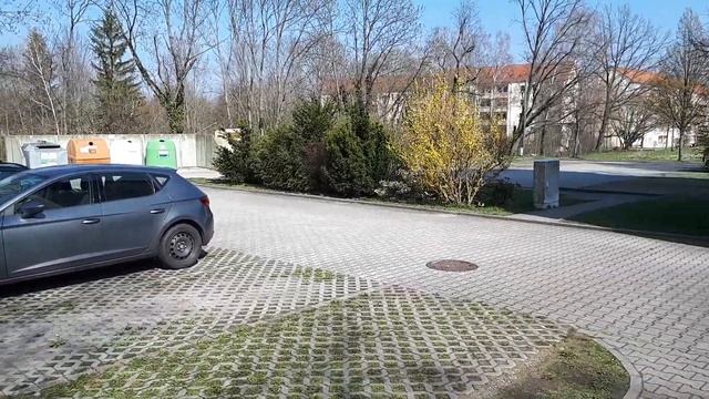 Жизнь в Германии. Кёнигсбрюк ( Königsbrück). Пятиэтажка на Хекерсдорфштрассе. смотреть онлайн