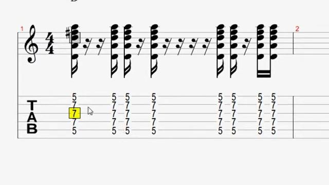 Guitar Pro: Create 16th note bars by ear смотреть онлайн