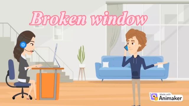 Broken window - Level 1 speaking practice смотреть онлайн