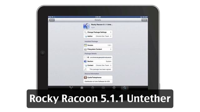 Untether iOS 5.1.1 Jailbreak from Tethered Jailbreak (Redsn0w) w/ Rocky Racoon 5.1.1 Untether смотреть онлайн