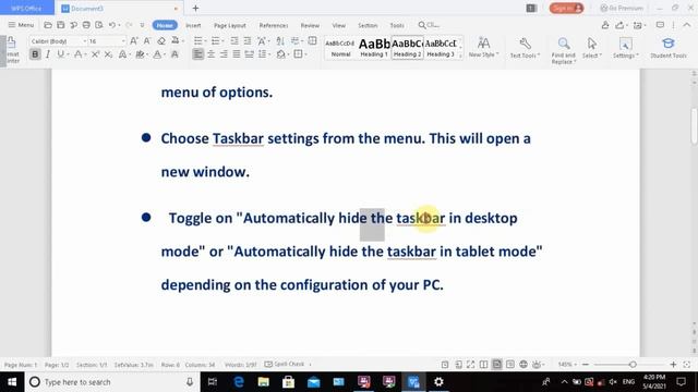 How to hide the taskbar in windows 10 easy way смотреть онлайн