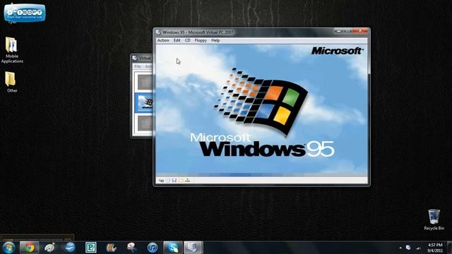 Troubles with Windows 95 in VPC 2007 смотреть онлайн