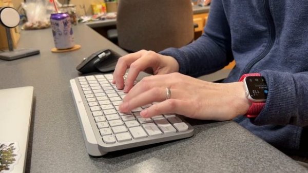 Logitech MX Keys Mini keyboard sound test