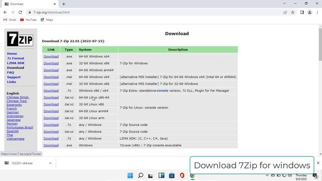 Install 7-Zip On Windows 11 - How To смотреть онлайн