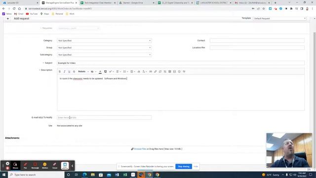Enter an ITS Work Order with Service Desk for Lancsd смотреть онлайн