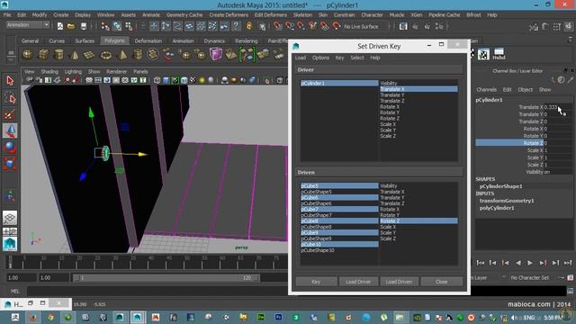 Maya Set Driven Key смотреть онлайн