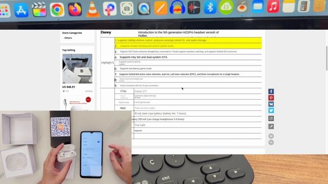 En İyi ÇAKMA Apple AirPods Pro 2 - Danny v5.1 H2S Pro Kablosuz Kulaklık смотреть онлайн